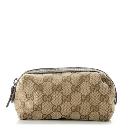 Gucci Monogram Small Balthus Cosmetic Case Beige Ebony Cocoa 1 of 8