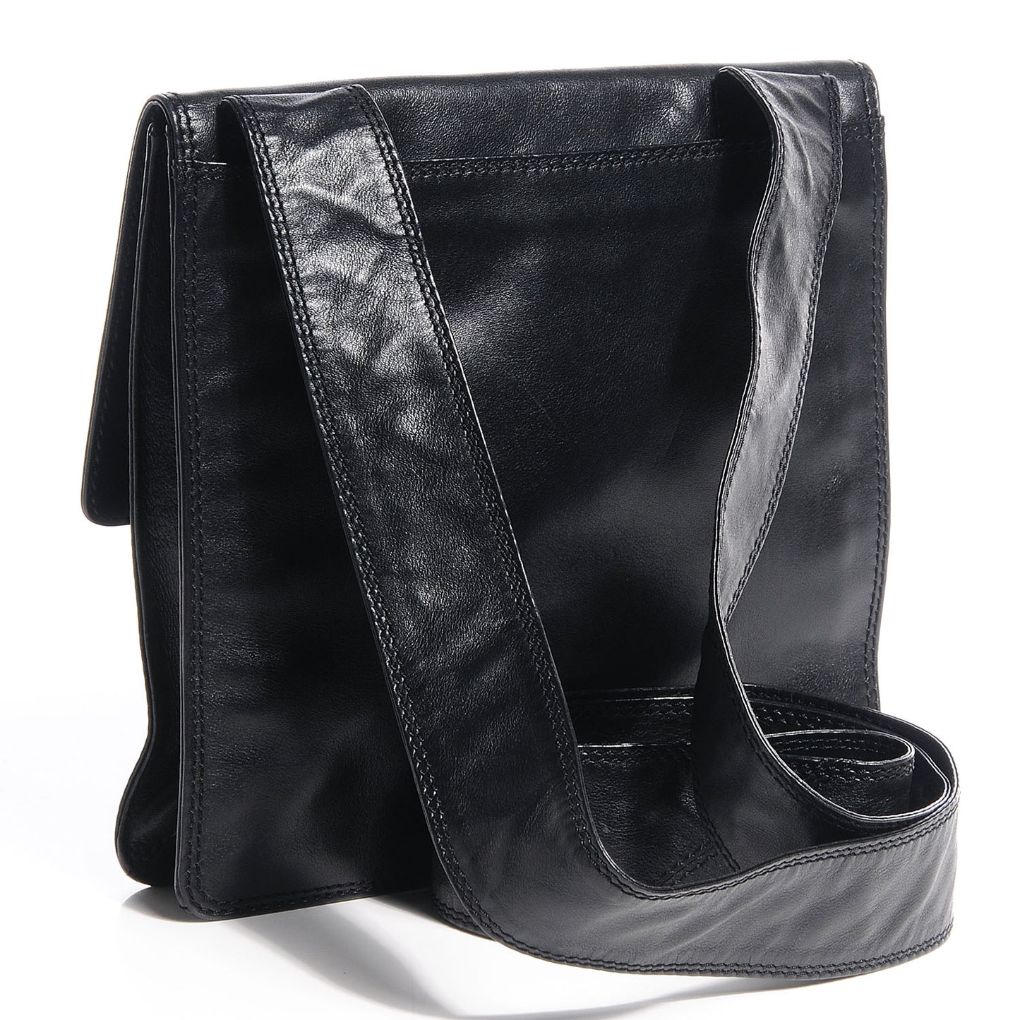 Lambskin CC Shoulder Bag Black