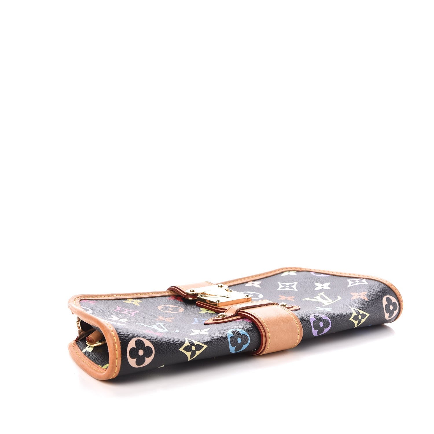 Louis Vuitton Monogram Multicolor Shirley Black 4 of 7