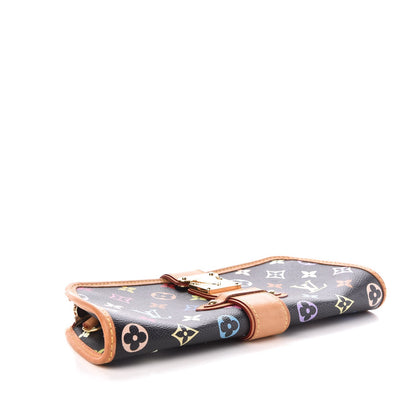 Louis Vuitton Monogram Multicolor Shirley Black 4 of 7