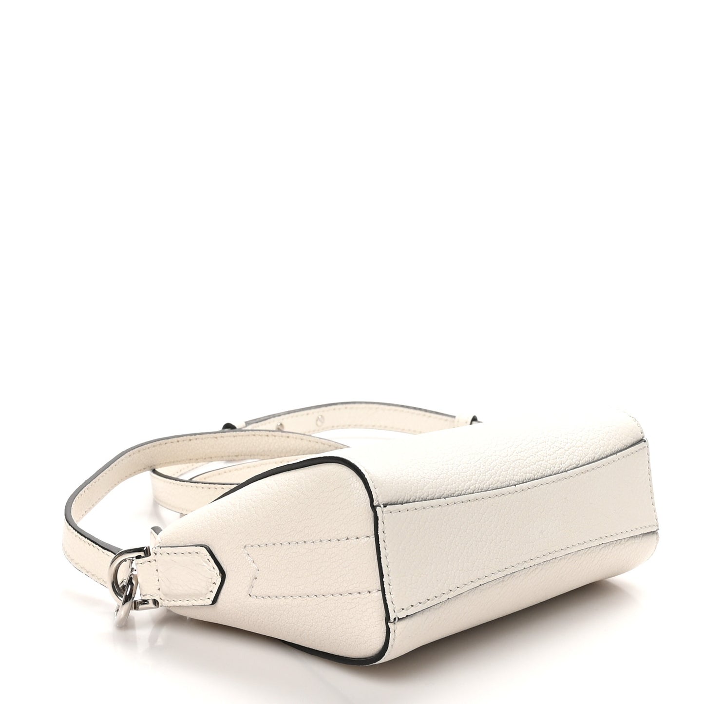 Sugar Goatskin Nano Antigona White