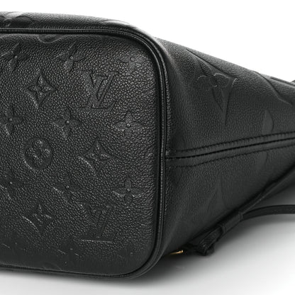 Louis Vuitton Empreinte Monogram Giant Neverfull MM Black 9 of 9