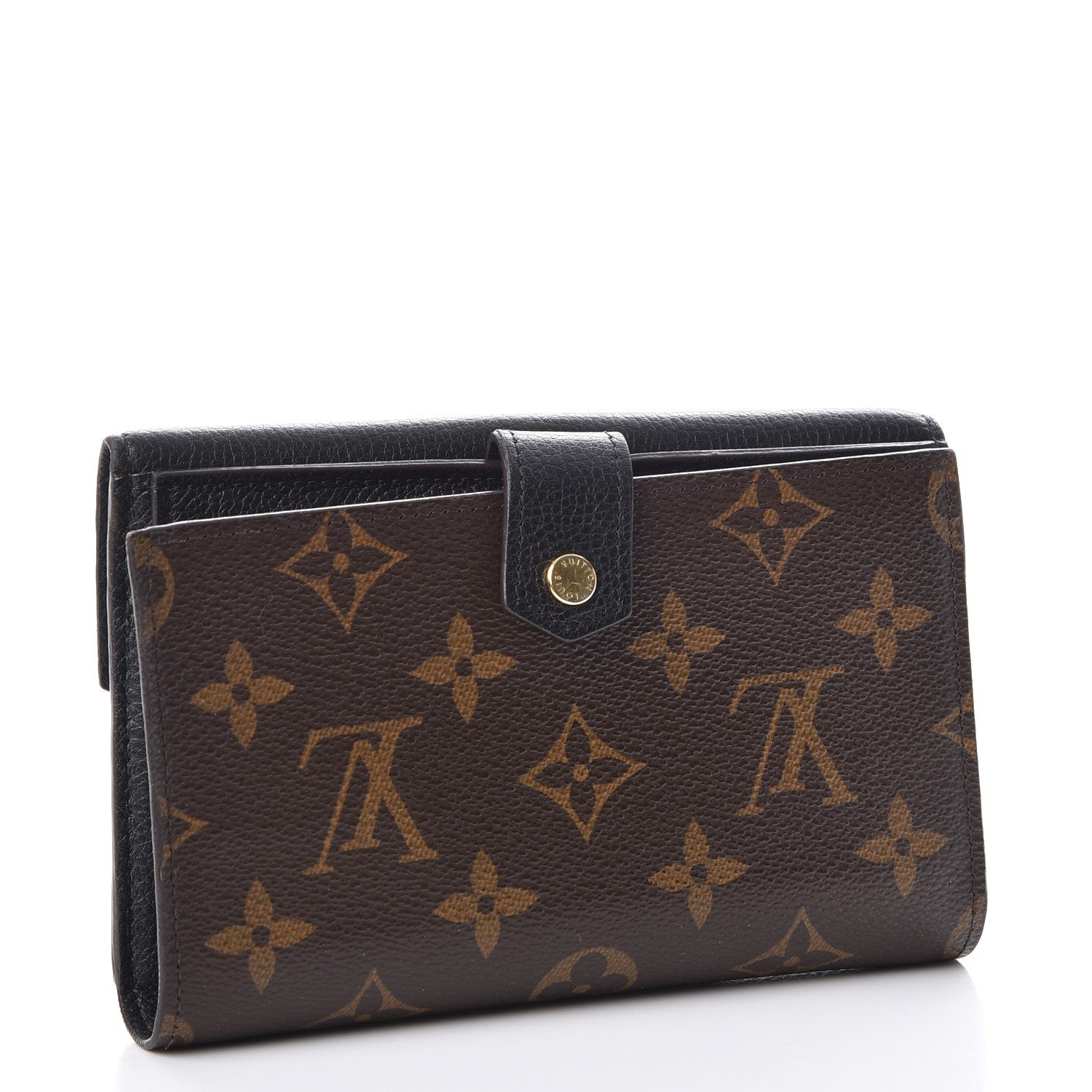 Louis Vuitton Monogram Pallas Compact Wallet Black 3 of 7