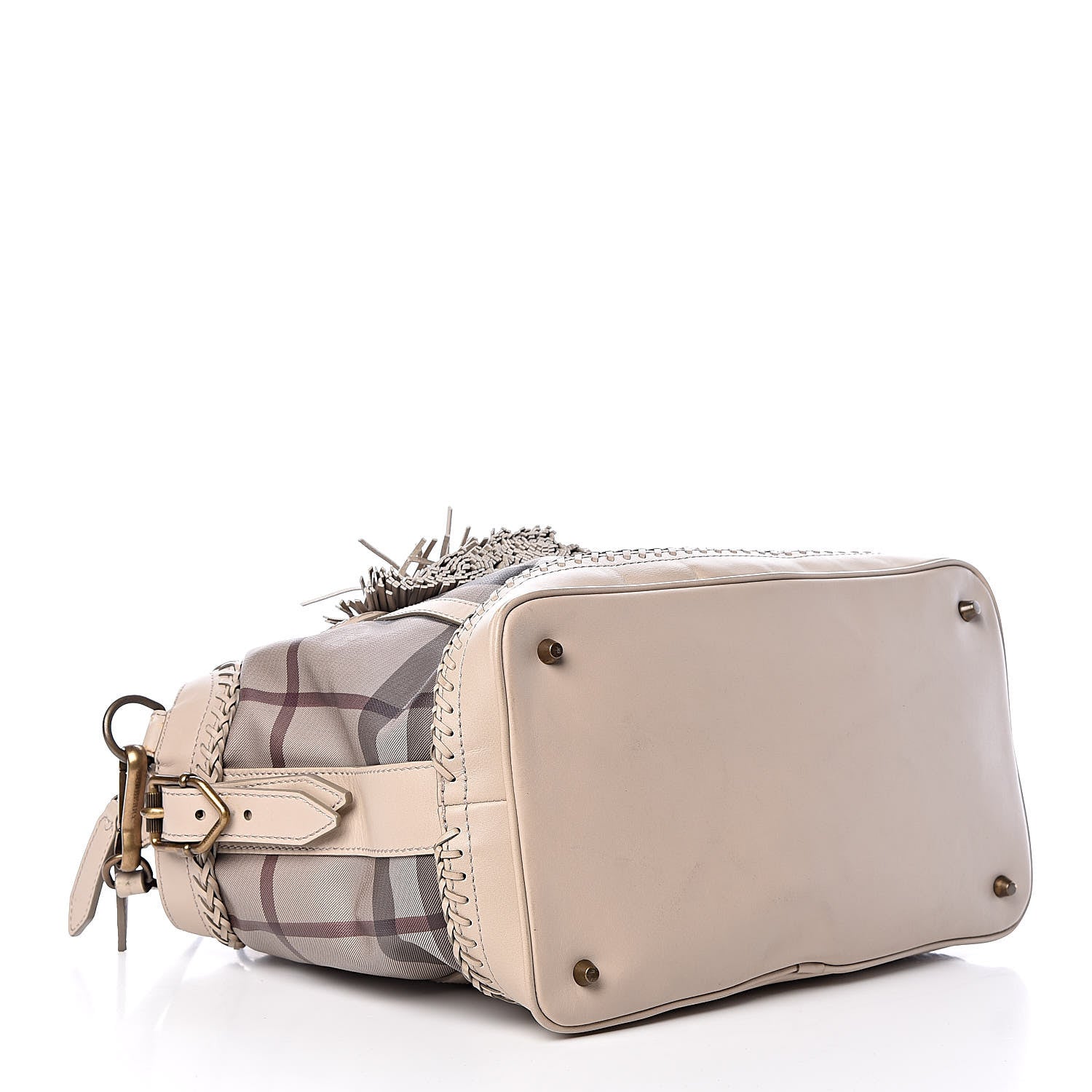 Burberry Smoked Check Medium Ellers Tote Trench 4 of 18