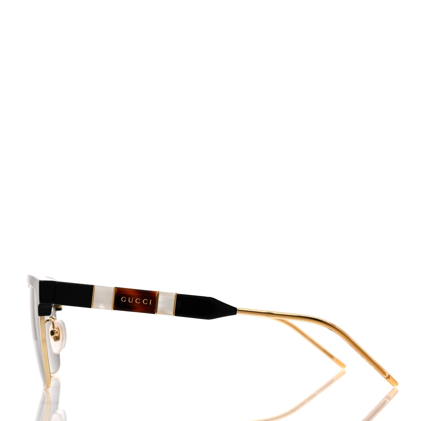 Squared Aviator GG Sunglasses GG0603S Black