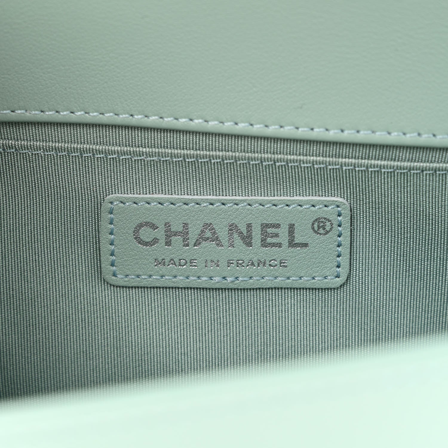 Chanel Calfskin Quilted Medium Boy Flap Light Blue 6 of 11