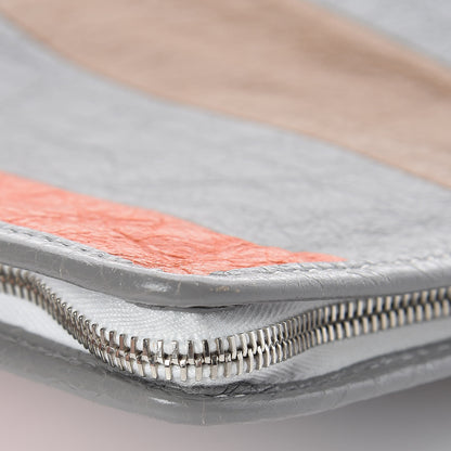 Balenciaga Veau Arena Multicolore Bazar Pouch Beige Orange Taupe 11 of 12