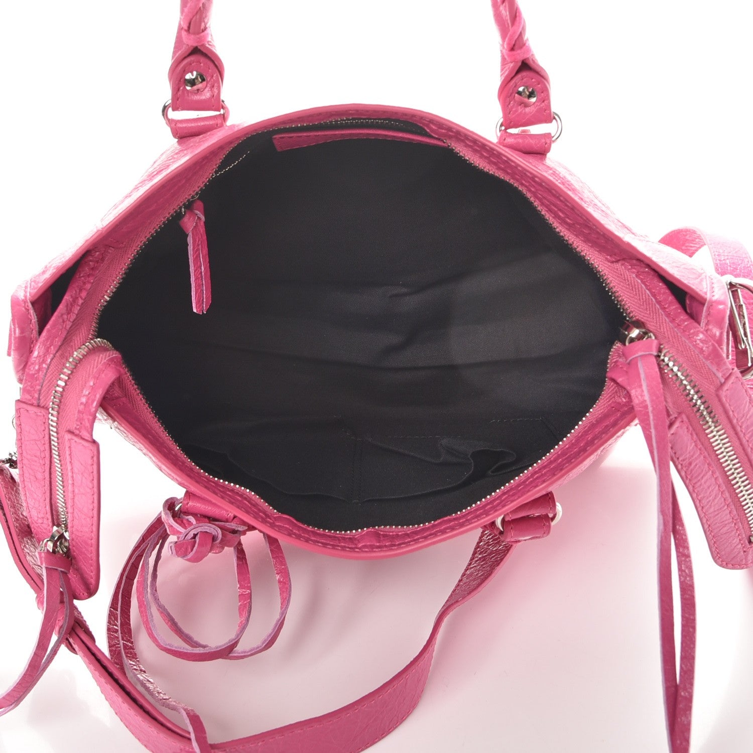 Balenciaga Agneau Classic Silver Hardware S City Rose Flamingo 6 of 12