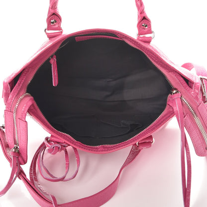 Balenciaga Agneau Classic Silver Hardware S City Rose Flamingo 6 of 12