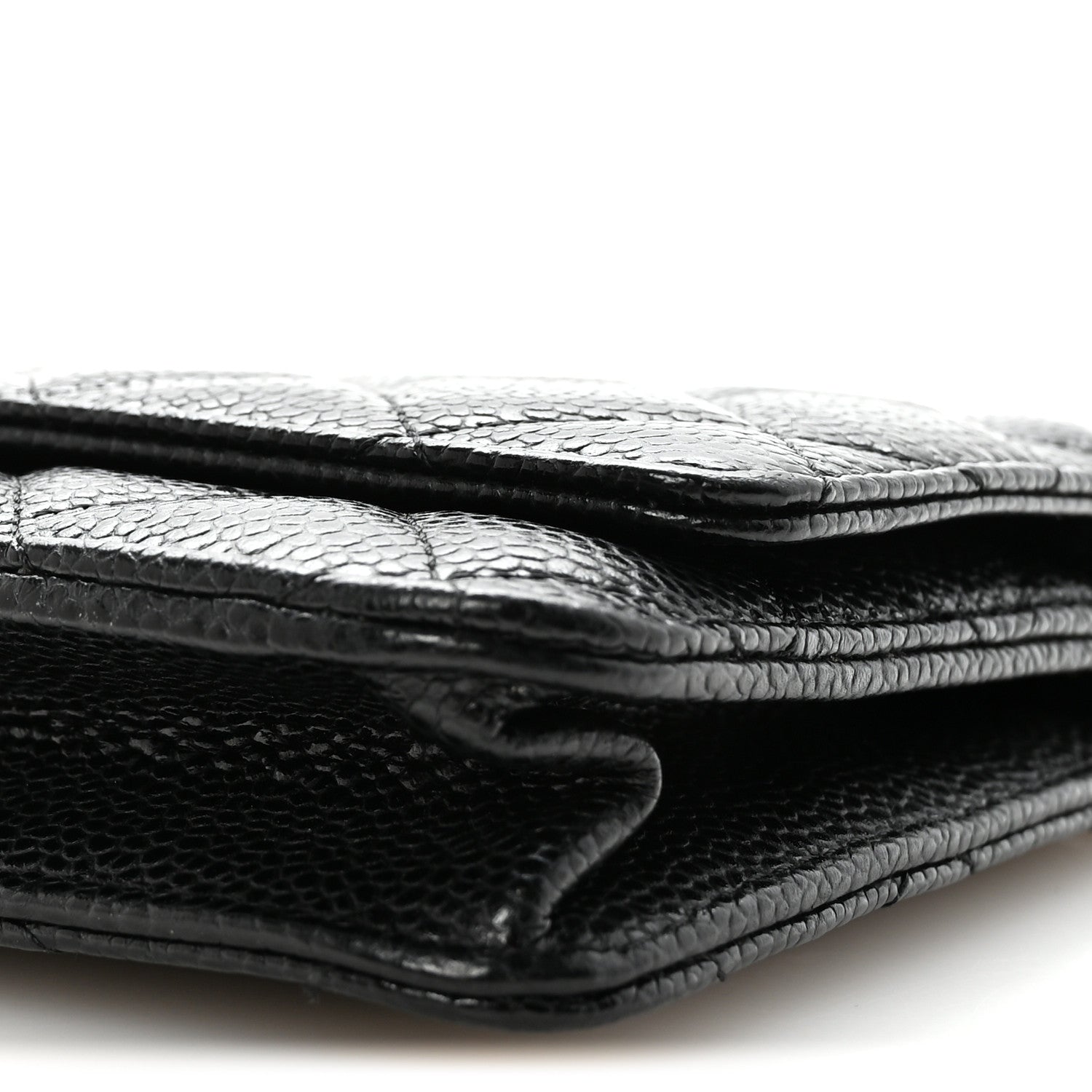 Chanel Caviar Quilted Wallet On Chain WOC Black 11 of 12