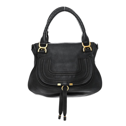 Chloe Calfskin Medium Marcie Satchel Black 1 of 11