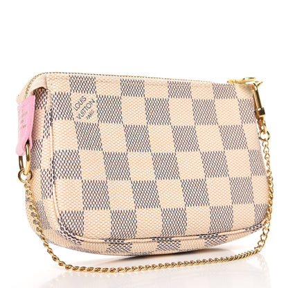 Louis Vuitton Damier Azur 2016 Christmas Animation Mini Pochette Accessories 3 of 8