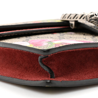 Gucci GG Supreme Monogram Blooms Super Mini Dionysus Shoulder Bag Beige Multicolor Dry Rose 9 of 12
