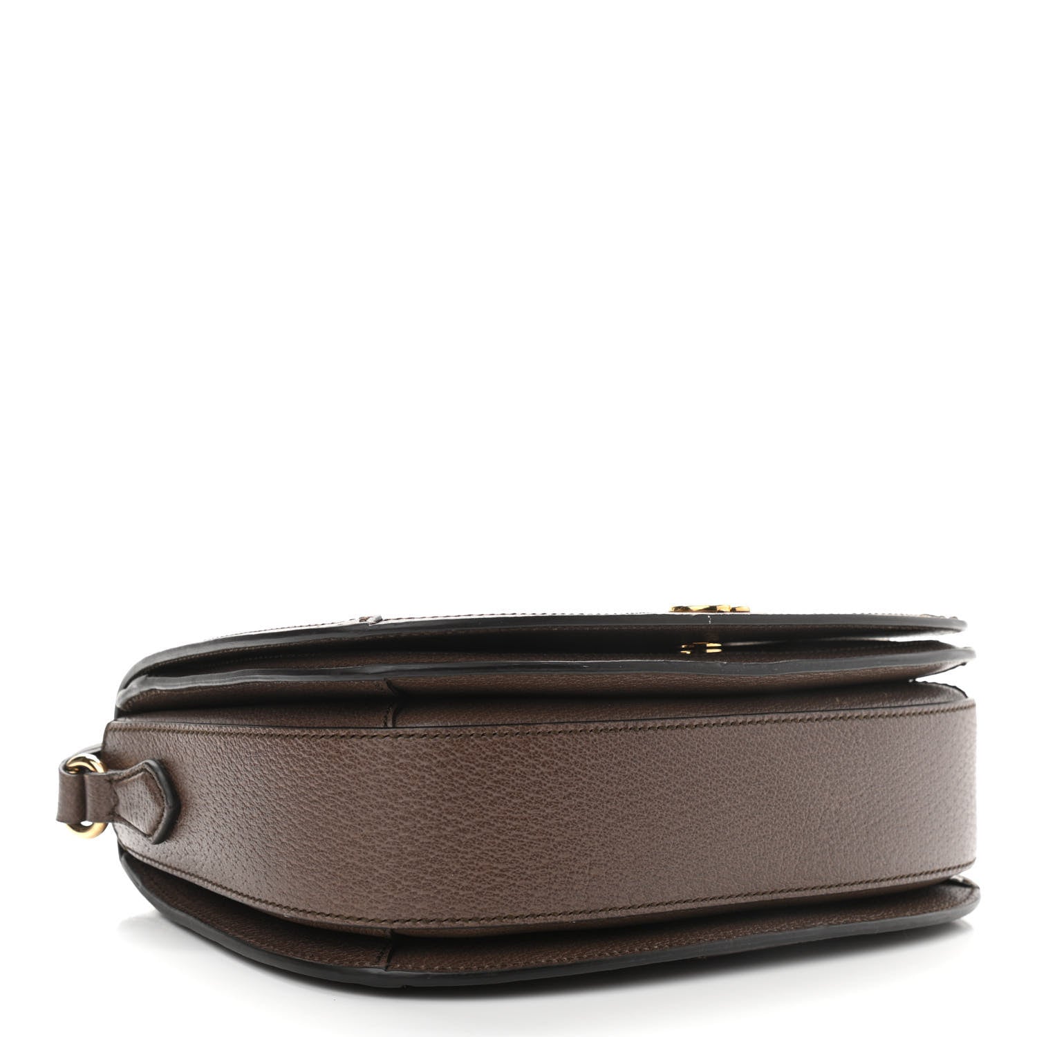 Gucci GG Supreme Monogram Web Small Ophidia Flap Messenger Bag Brown 4 of 17