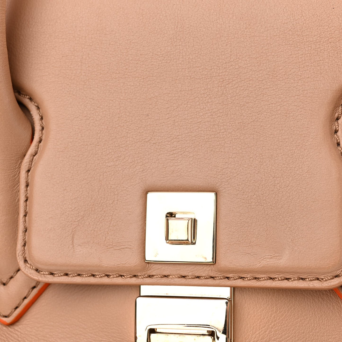 Calfskin Medium Palazzo Empire Bag Beige Blue Orange