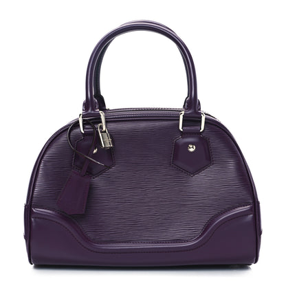 Louis Vuitton Epi Bowling Montaigne PM  Cassis 1 of 10