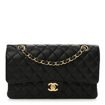 Chanel Caviar Quilted Medium Double Flap Black 1 of 11