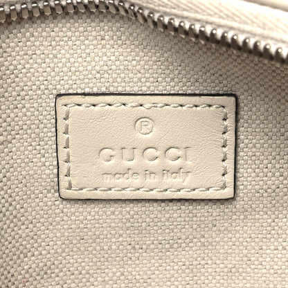 Gucci Calfskin GG Tennis Embossed Belt Bag Mystic White 6 of 12
