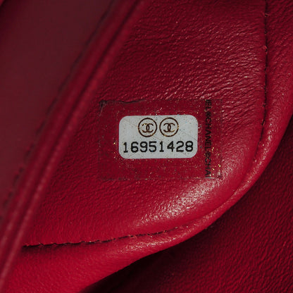 Chanel Lambskin Jumbo Double Flap Red 8 of 8