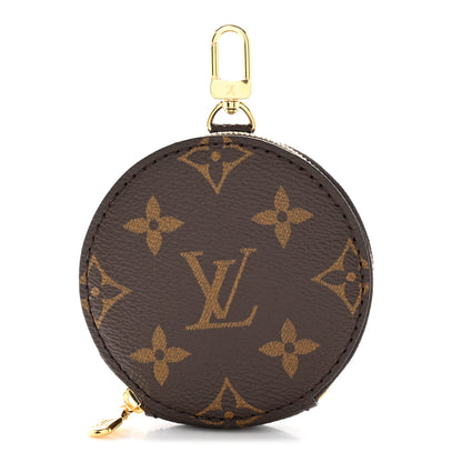 Louis Vuitton Monogram Neverfull BB Round Coin Purse Pivoine 1 of 7