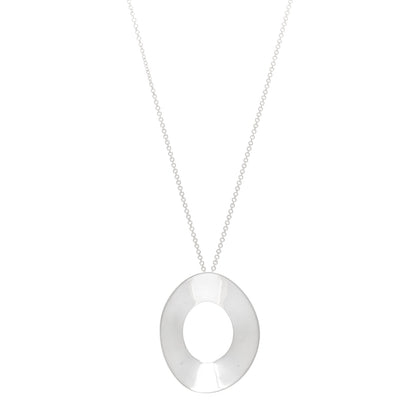 Tiffany Sterling Silver Frank Gehry Morph Pendant Necklace 1 of 4