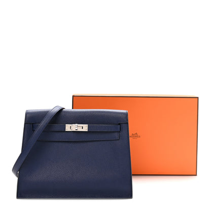Hermes Evercolor Verso Kelly Danse II Belt Bag Bleu Saphir Bleu France 10 of 10