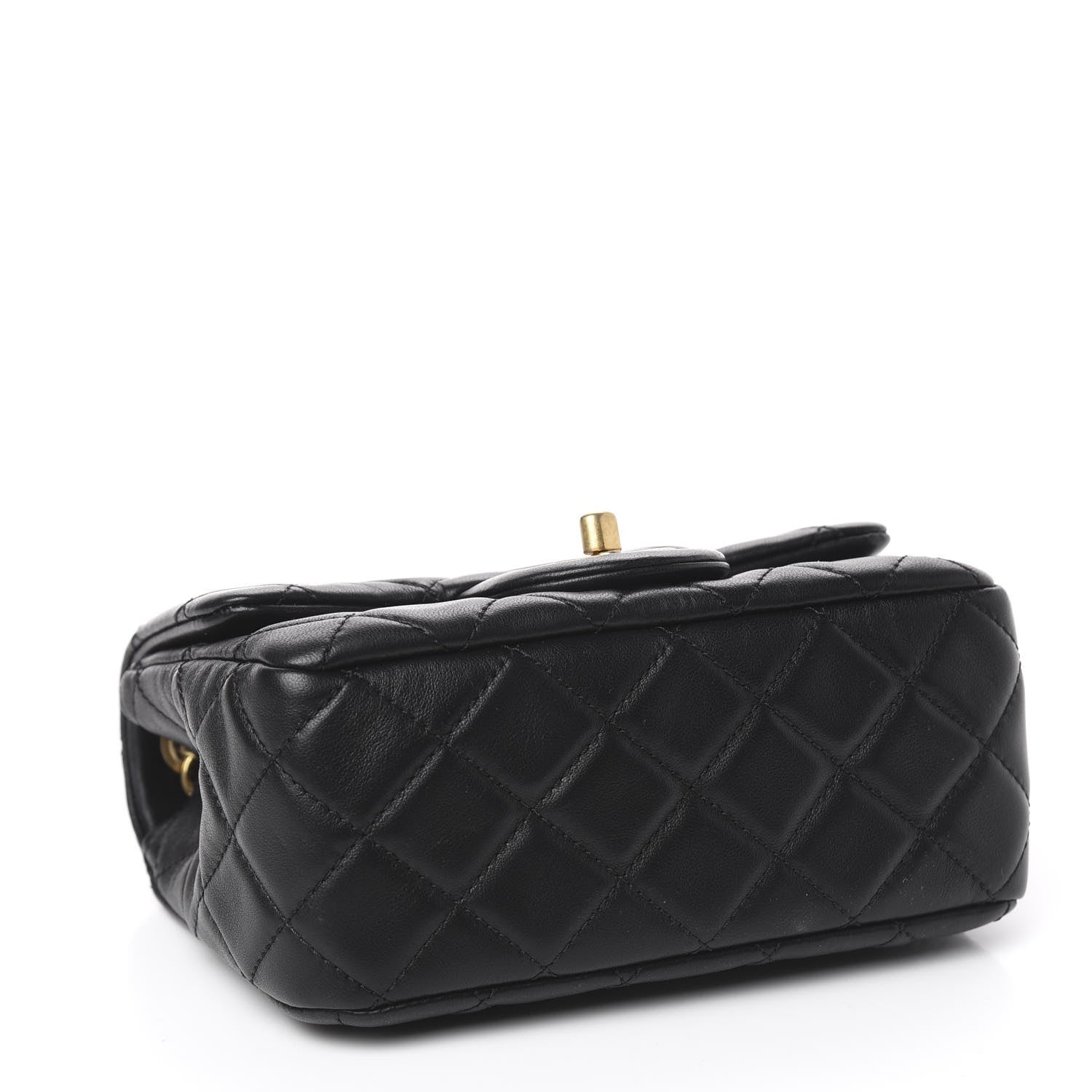 Chanel Lambskin Quilted Mini Pearl Crush Flap Black 4 of 13