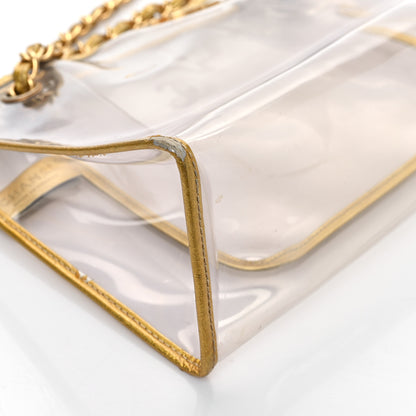 Chanel Vinyl Naked Tote Gold 8 of 11