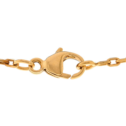 Hermes Lacquered Gold Mini Pop H Pendant Necklace Rose Dragee 5 of 7
