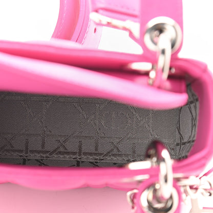 Christian Dior Lambskin Cannage Micro Lady Dior Pink 5 of 8