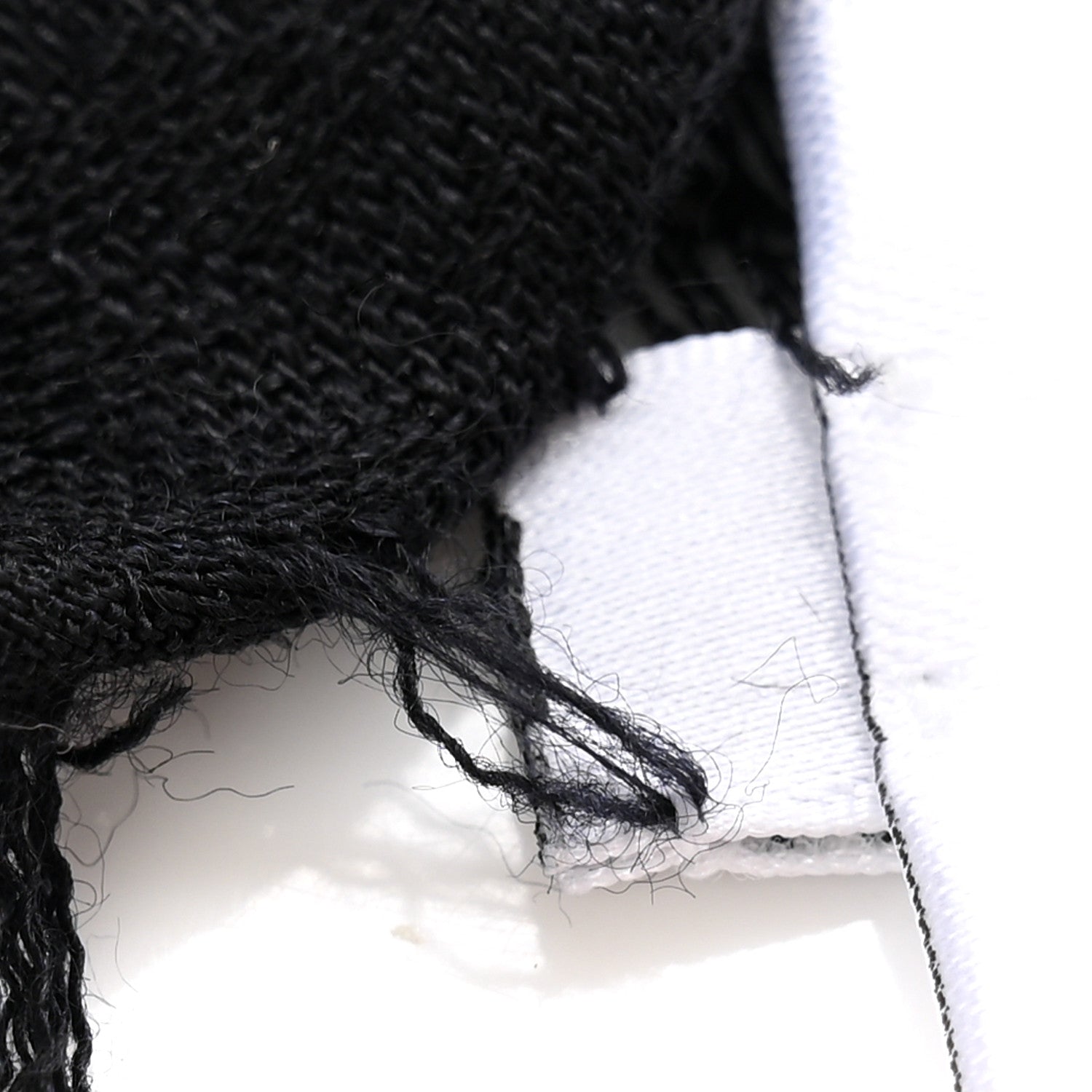 Christian Dior Wool Silk Cashmere Oblique Shawl Black 3 of 3