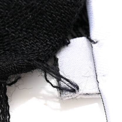 Christian Dior Wool Silk Cashmere Oblique Shawl Black 3 of 3