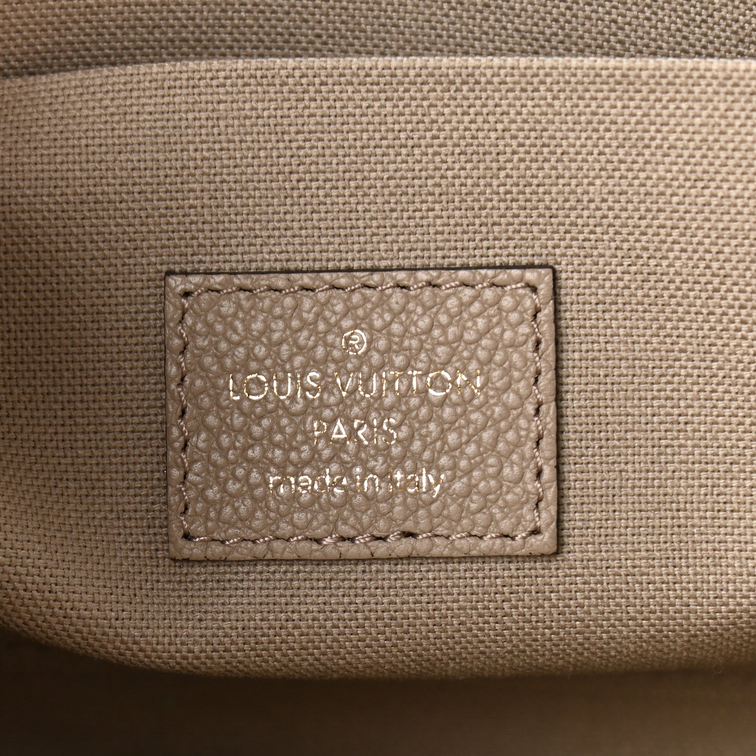 Louis Vuitton Empreinte Monogram Giant Felicie Pochette Tourterelle Creme 7 of 12