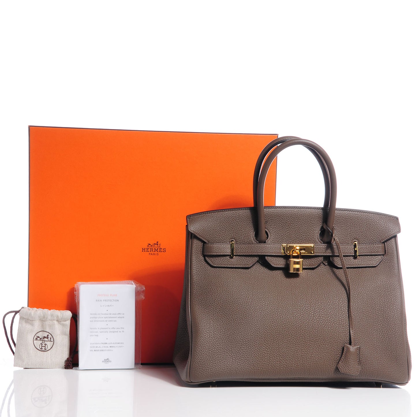Togo Birkin 35 Taupe