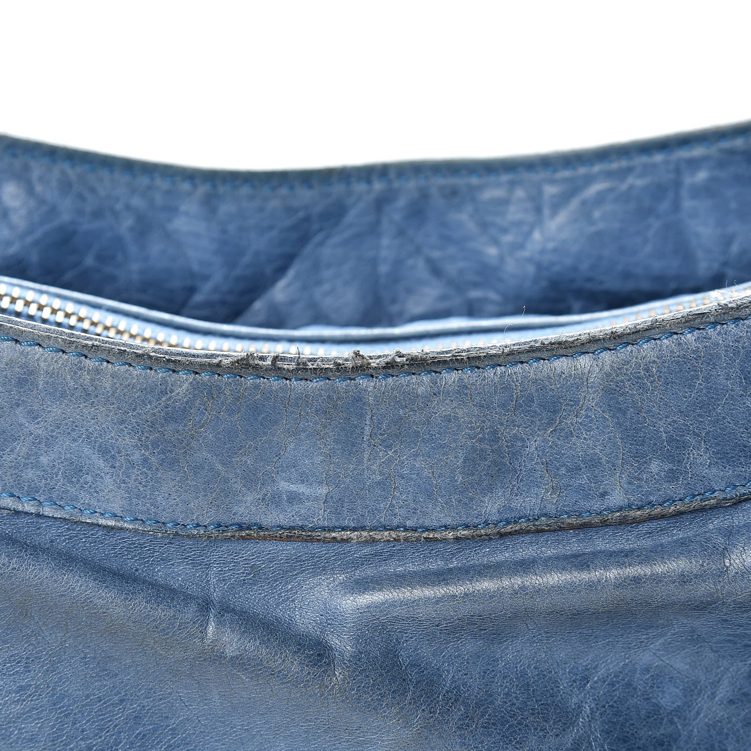 Balenciaga Chevre Classic Hardware Purse Bleu 17 of 24