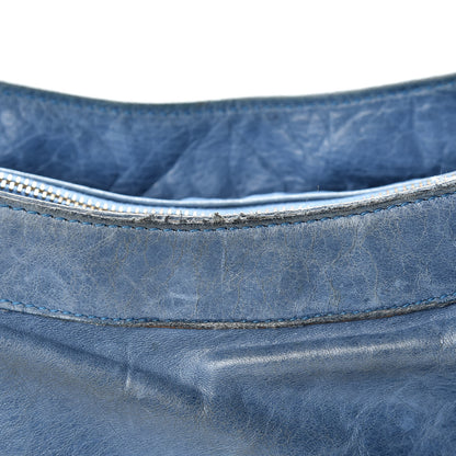 Balenciaga Chevre Classic Hardware Purse Bleu 17 of 24