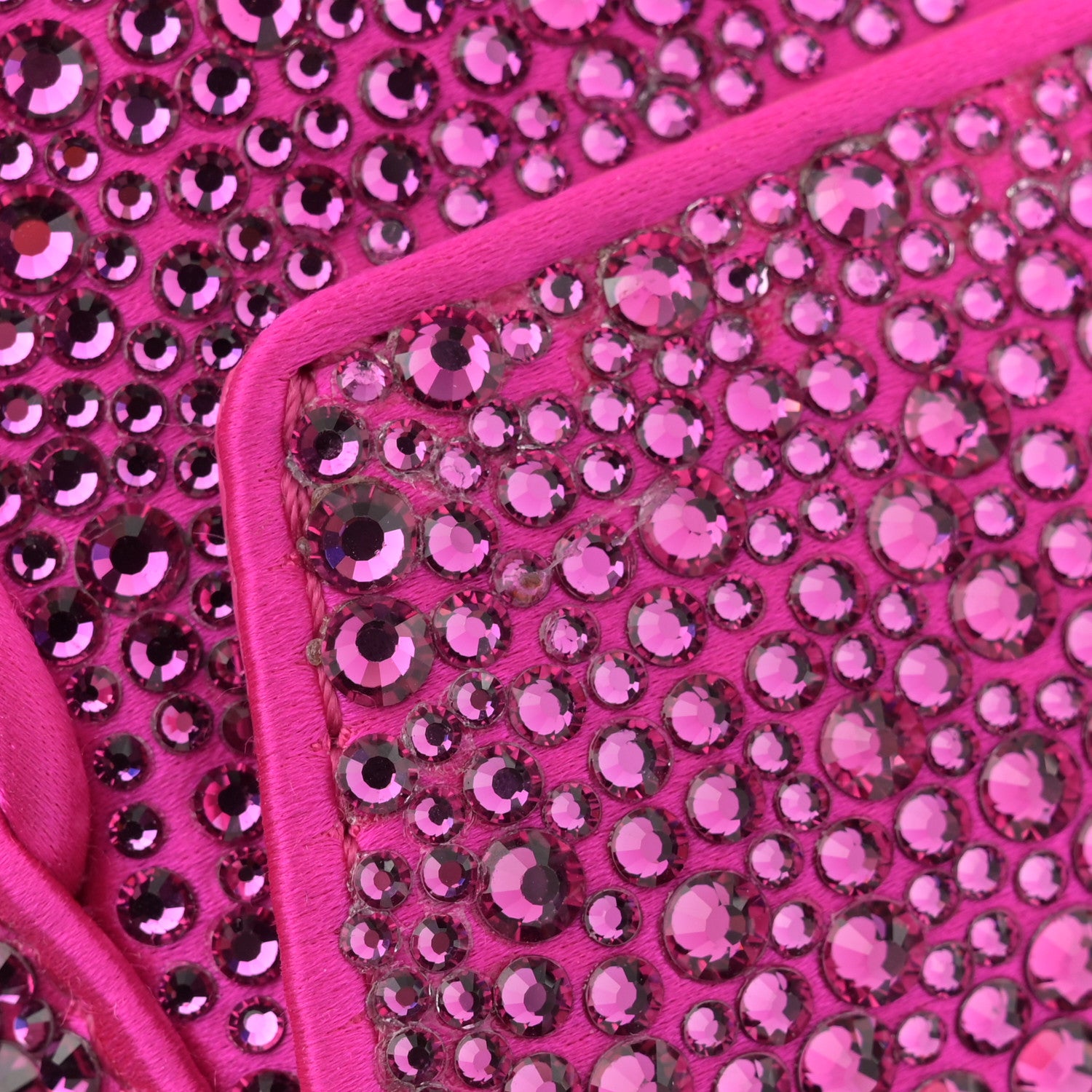 Versace Satin Crystal Studded Mini La Medusa Bag Fuxia 13 of 13
