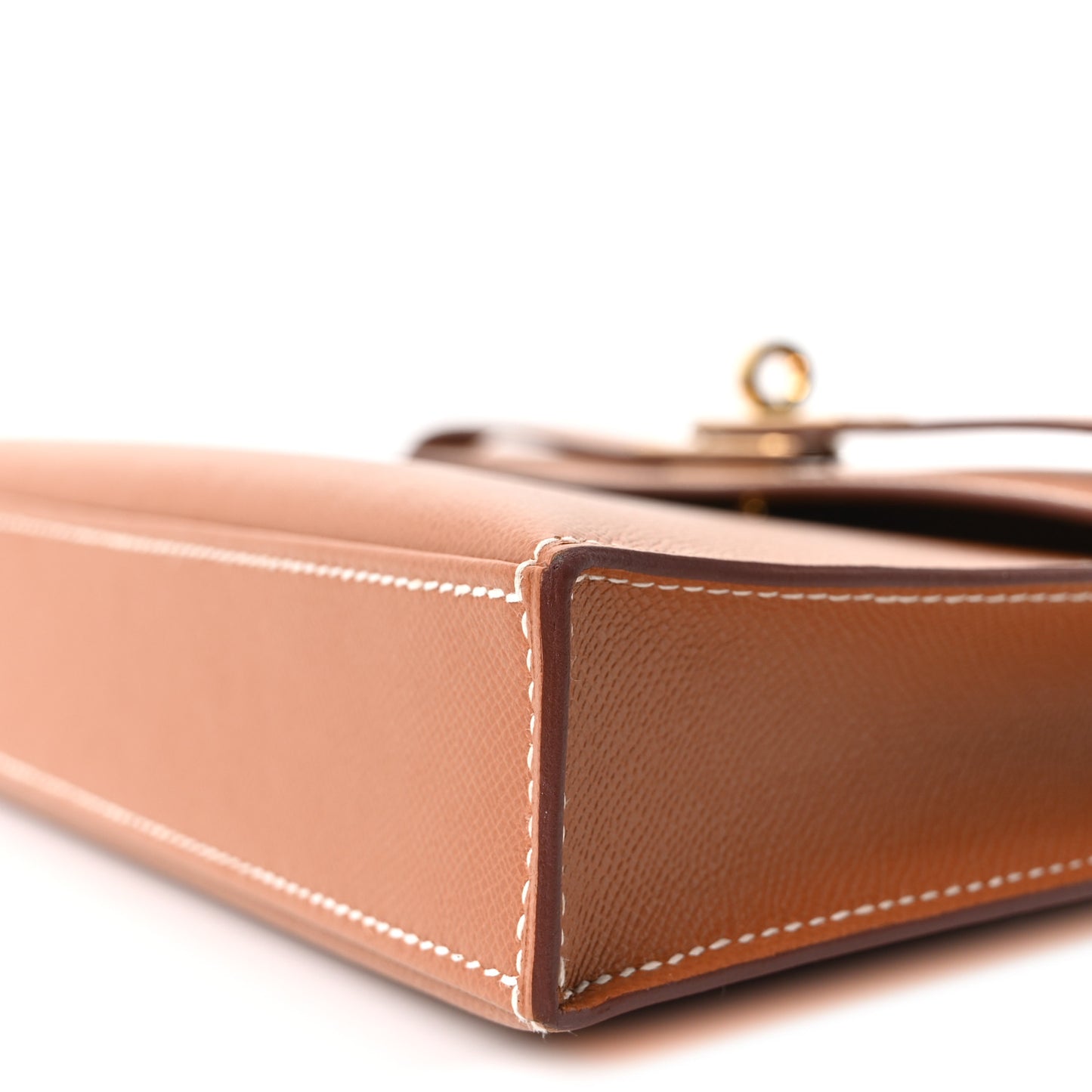 Madame Calfskin Kelly Elan Gold