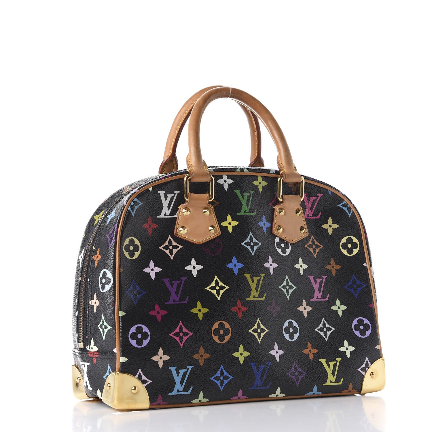 Louis Vuitton Monogram Multicolor Trouville Black 2 of 8