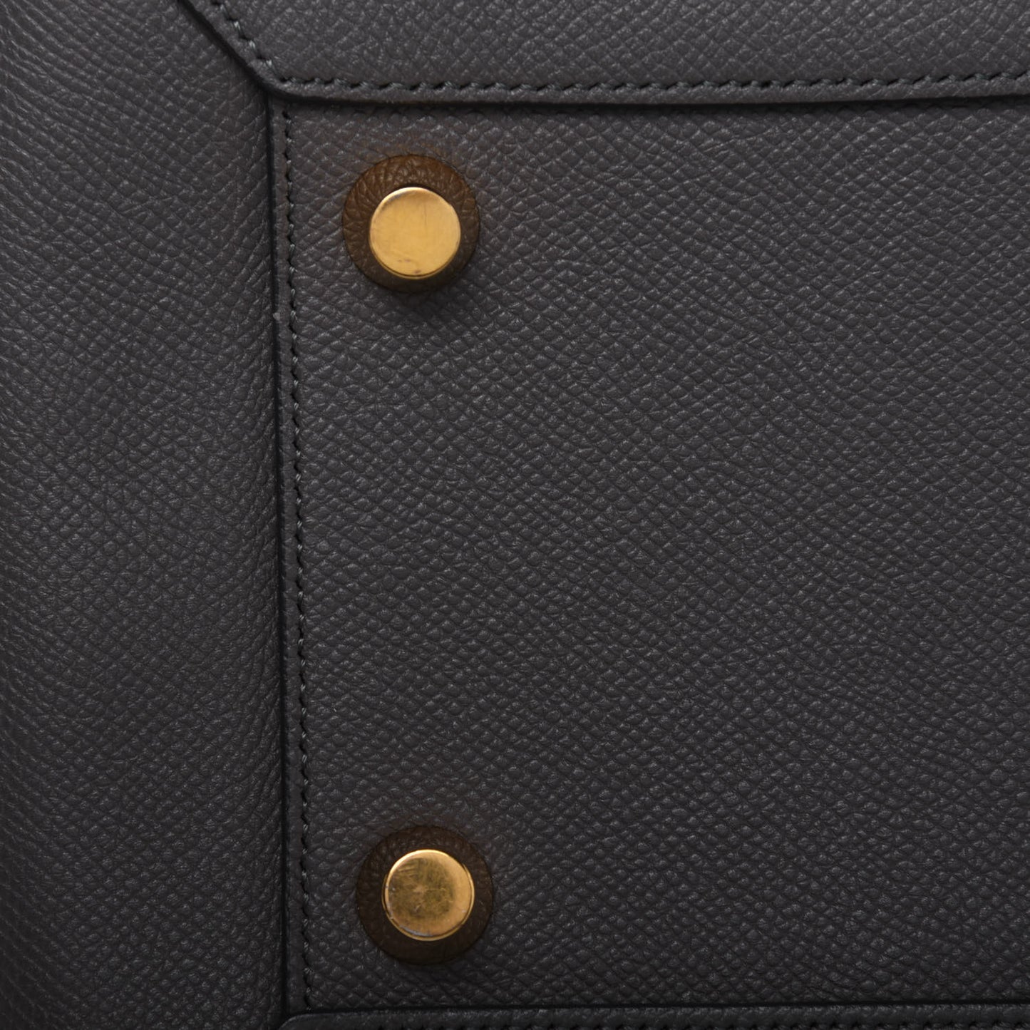 Grained Calfskin Mini Belt Bag Grey