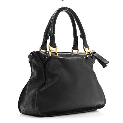 Chloe Calfskin Medium Marcie Satchel Black 3 of 15