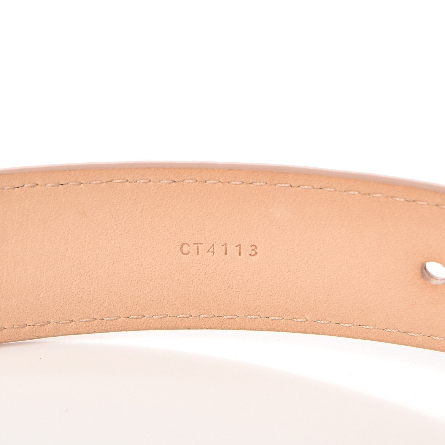 Louis Vuitton Vernis Mini 25mm Belt 85 34 Beige Poudre 11 of 15