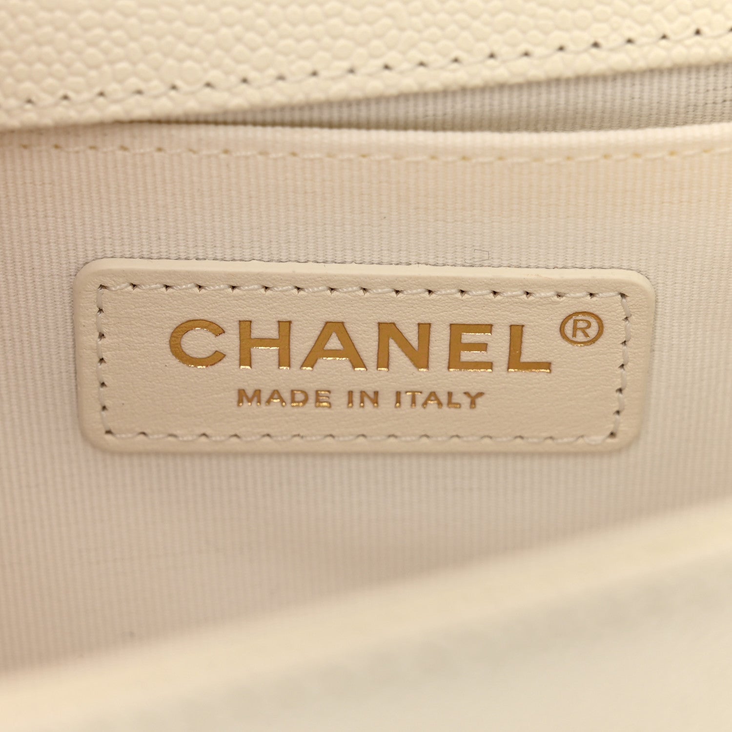 Chanel Caviar Quilted Small Boy Flap White 7 of 11