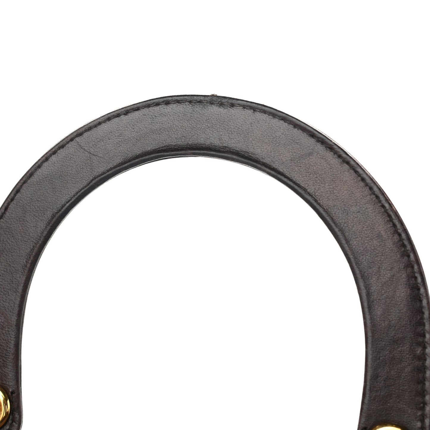 Lambskin Cannage Large Lady Dior Dark Brown