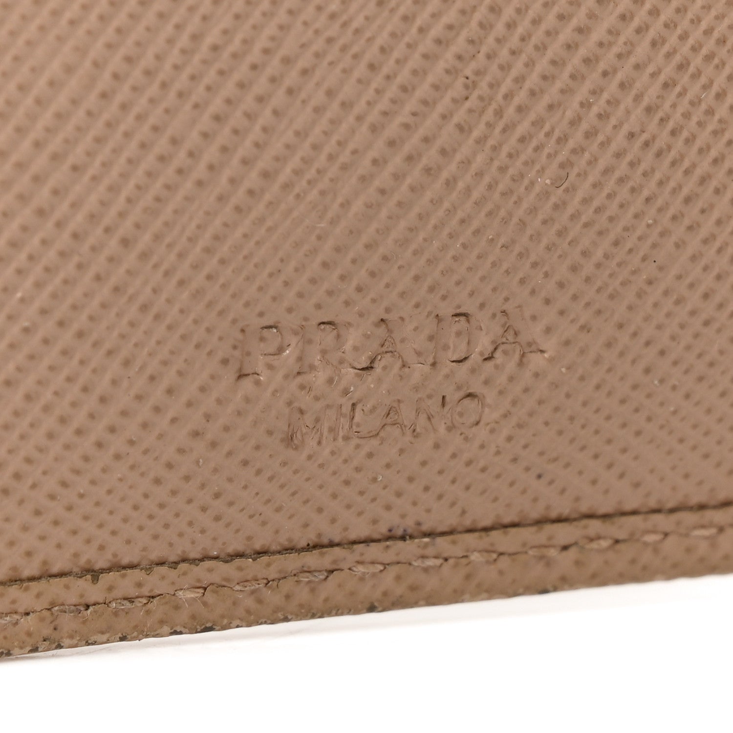 Prada Saffiano Metal Compact Zip Around Wallet Cammeo 6 of 9