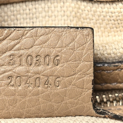 Gucci Pebbled Calfskin Large Soho Chain Shoulder Bag Nude 7 of 16