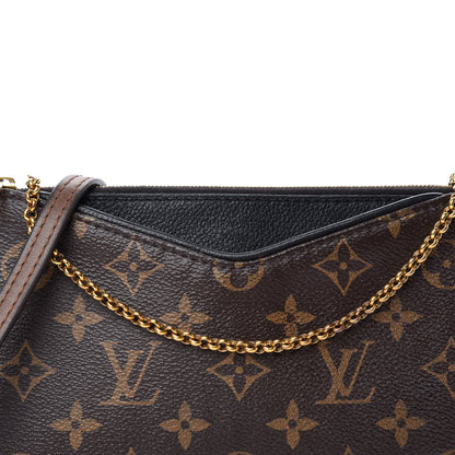 Louis Vuitton Monogram Pallas Clutch Black 16 of 16