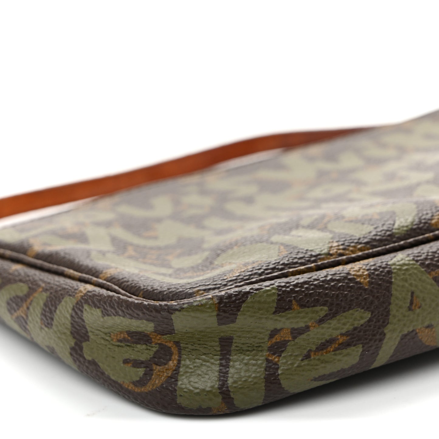 Monogram Graffiti Pochette Accessories Kaki