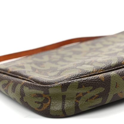 Louis Vuitton Monogram Graffiti Pochette Accessories Kaki 9 of 11