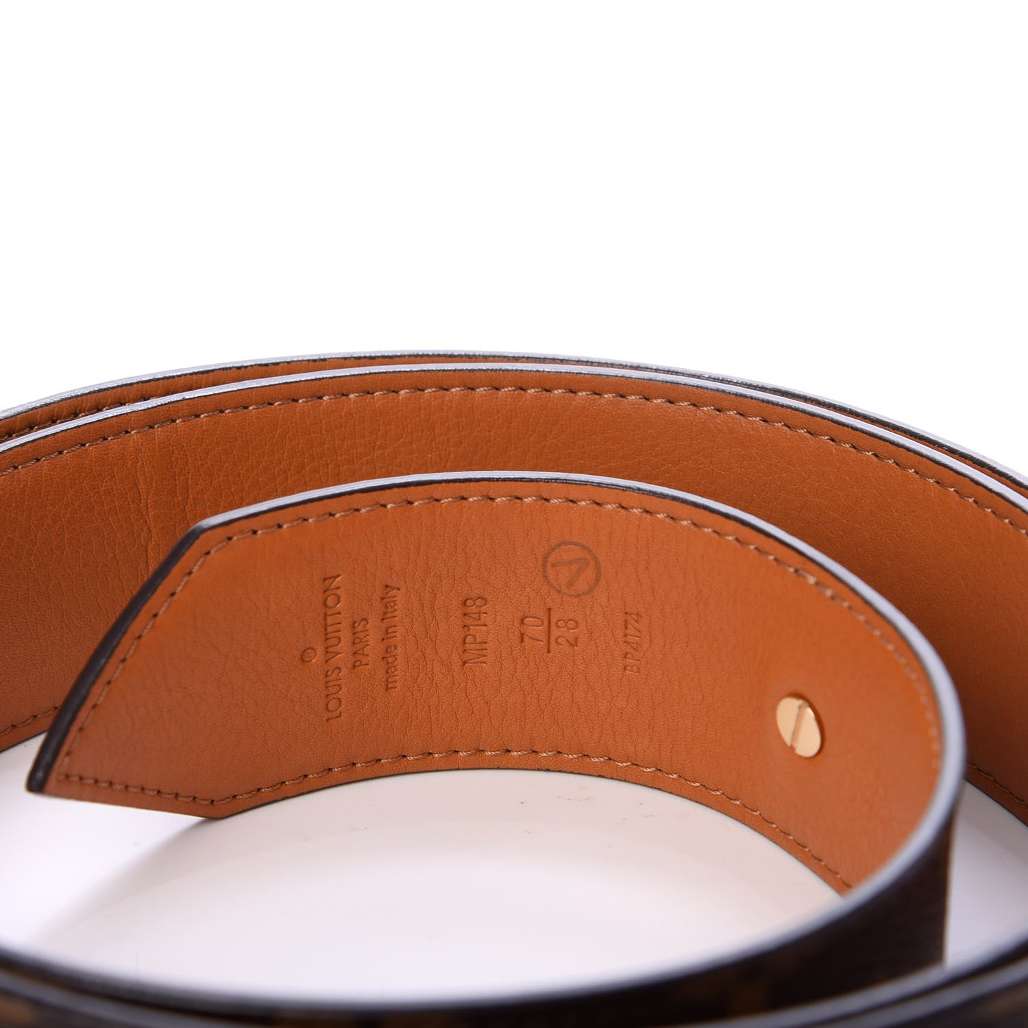 Louis Vuitton Monogram 25mm Tie The Knot LV Belt 70 28 3 of 3